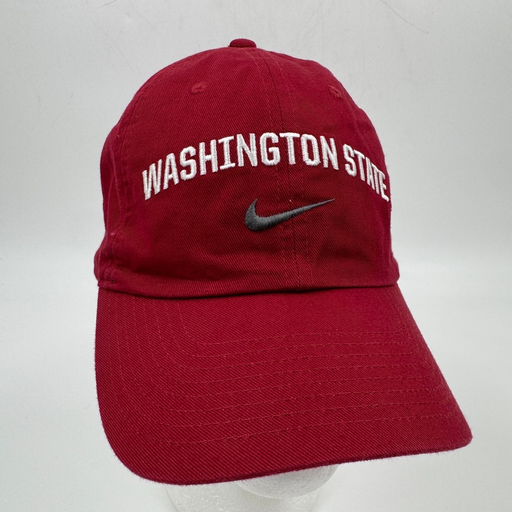 Nike Washington State Cougars Heritage86 Dri-FIT Hat Crimson Red‎ AV7586-613 NWT